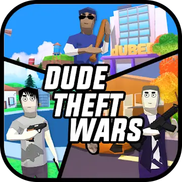 Dude Theft Wars Iron Man Mod APK