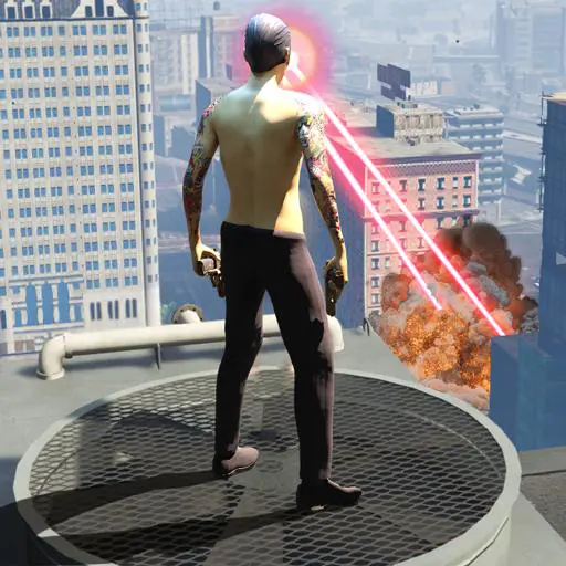 Gangster Crime Rope Hero City APK 2025